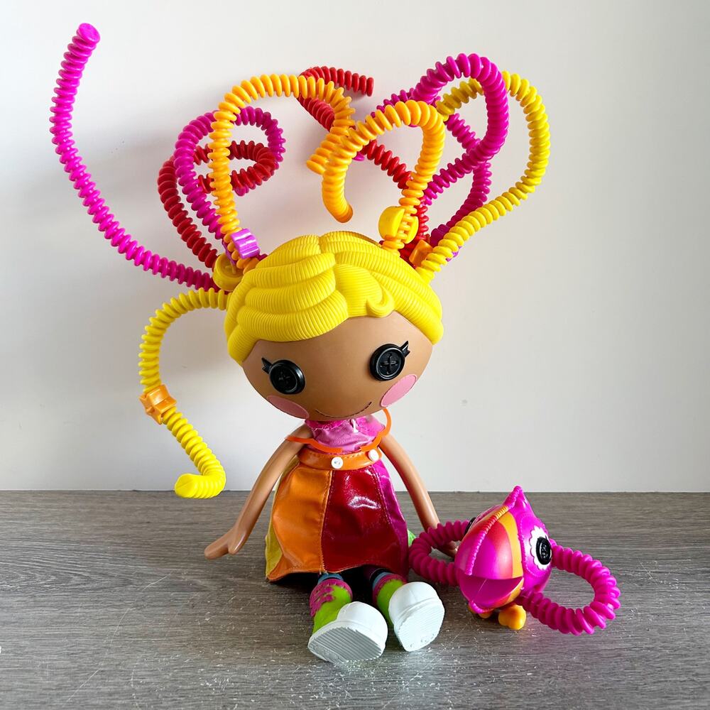 Lalaloopsy April Sunsplash Silly Hair & Pet With Accessories 13" Full Size 2010